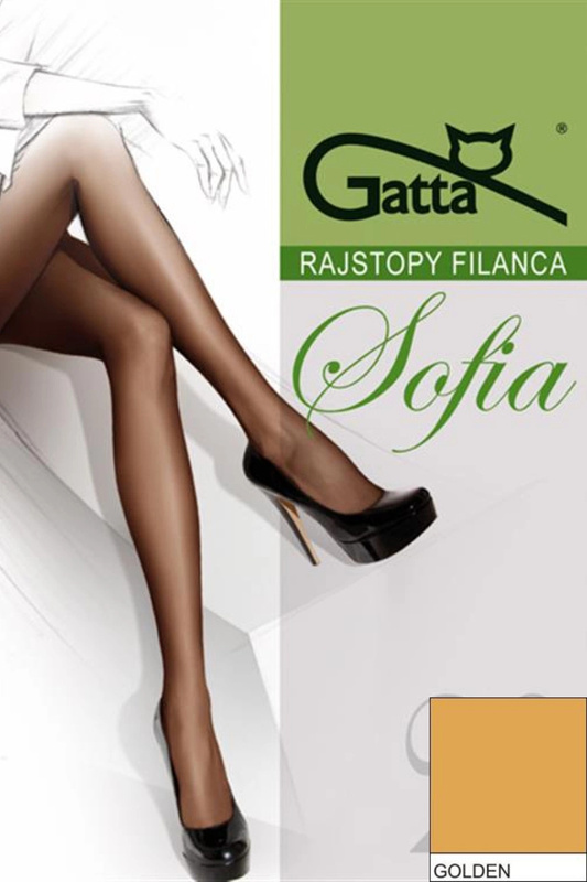 SOFIA - Rajstopy damskie Elastil 20 DEN Gatta - golden