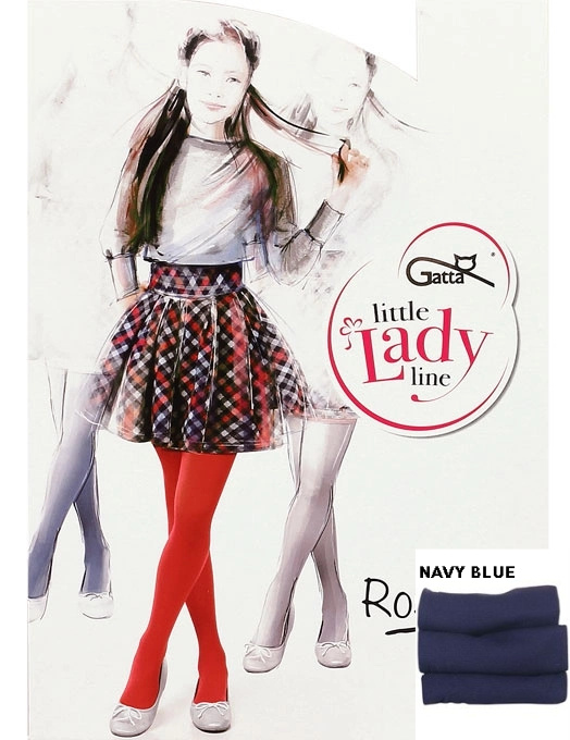 ROSABELLA Rajstopy dziecięce 60 DEN Gatta - navy blue