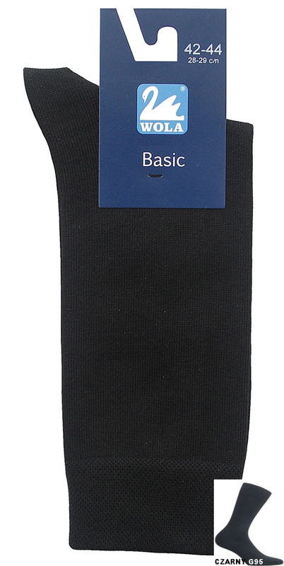 Skarpetki męskie 94017 Elegant Wola - czarny G95
