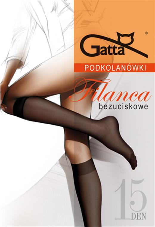 Podkolanówki Elastil Gatta 2-PAK - caffe 2