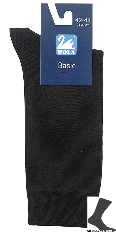 Skarpetki męskie 94017 Elegant Wola - antracite G80