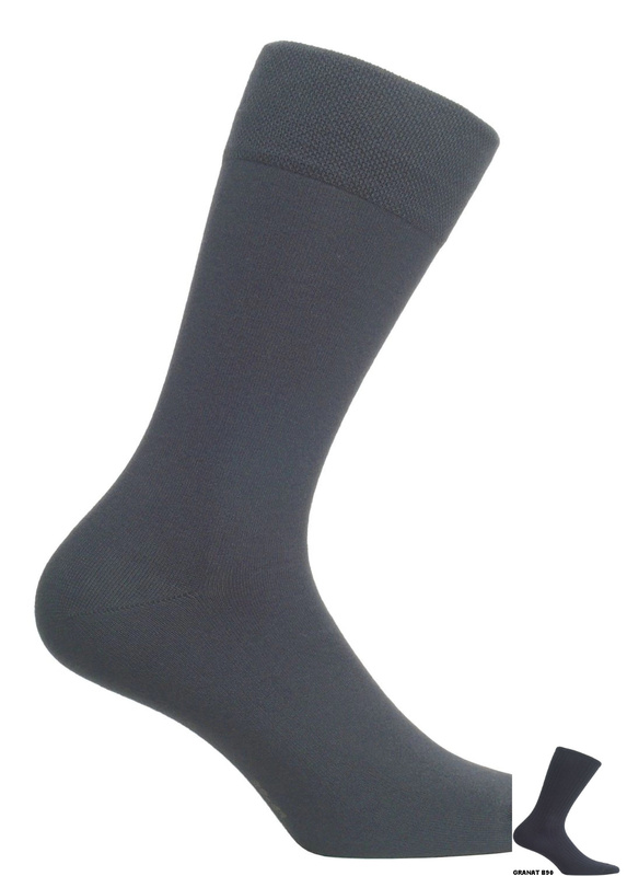 Skarpetki męskie frotte 9401199 Wola - granat B90
