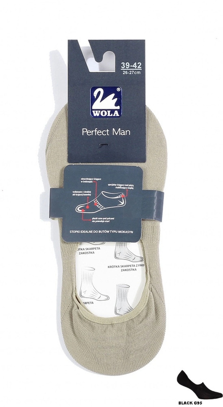 Mokasynka męska 910709990 Wola - black G95