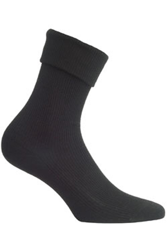 Skarpetki damskie bezuciskowe 84F0699 Wola - czarny G95
