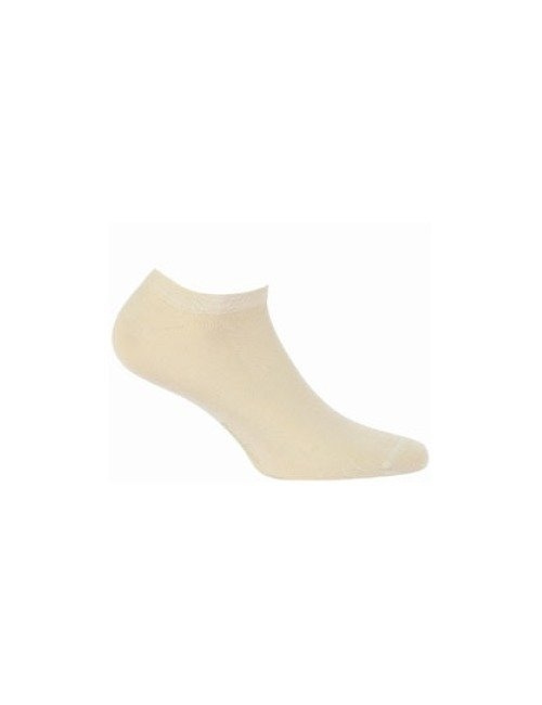 Stopki damskie gładkie W81004 Wola - beige E40