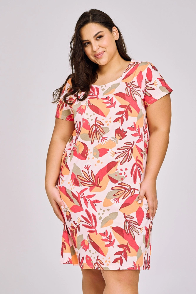 Koszula nocna damska krótki rękaw 3152 S/S 24 Tessa Taro