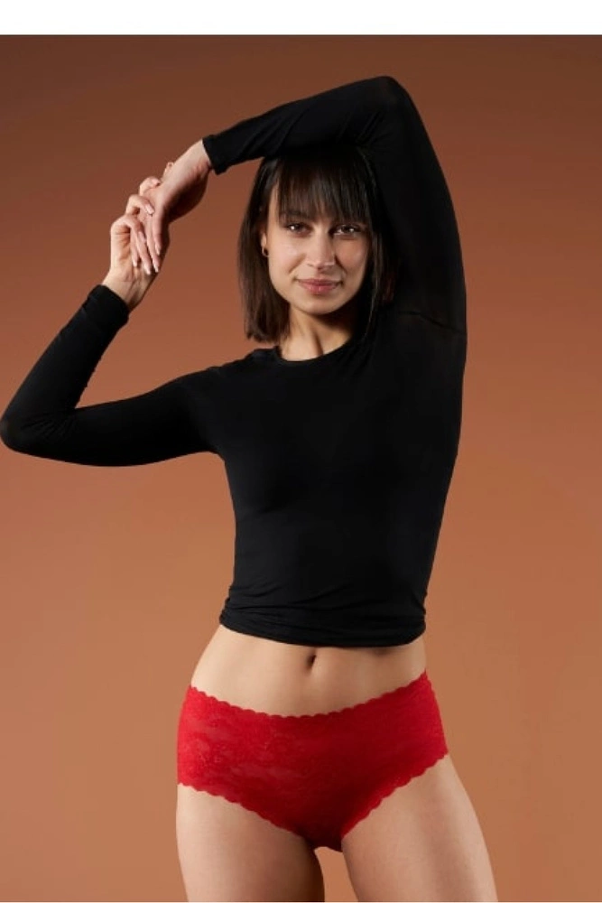 Figi damskie Bellie MAXI czerwony Julimex