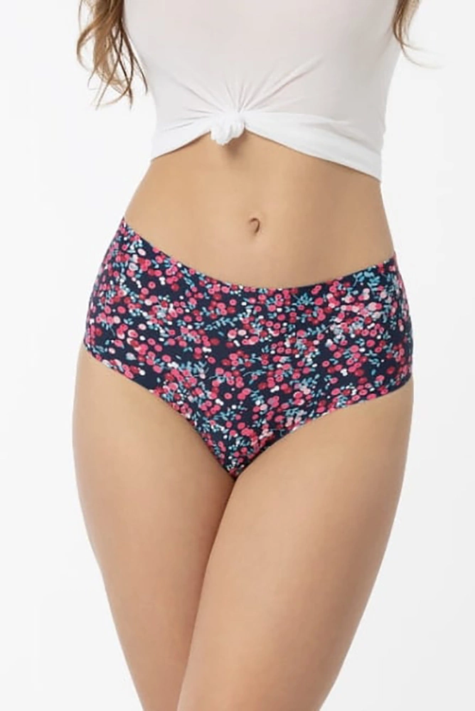 Figi damskie brazyliany bezszwowe CRANBERRIES BRASIL MAXI Julimex