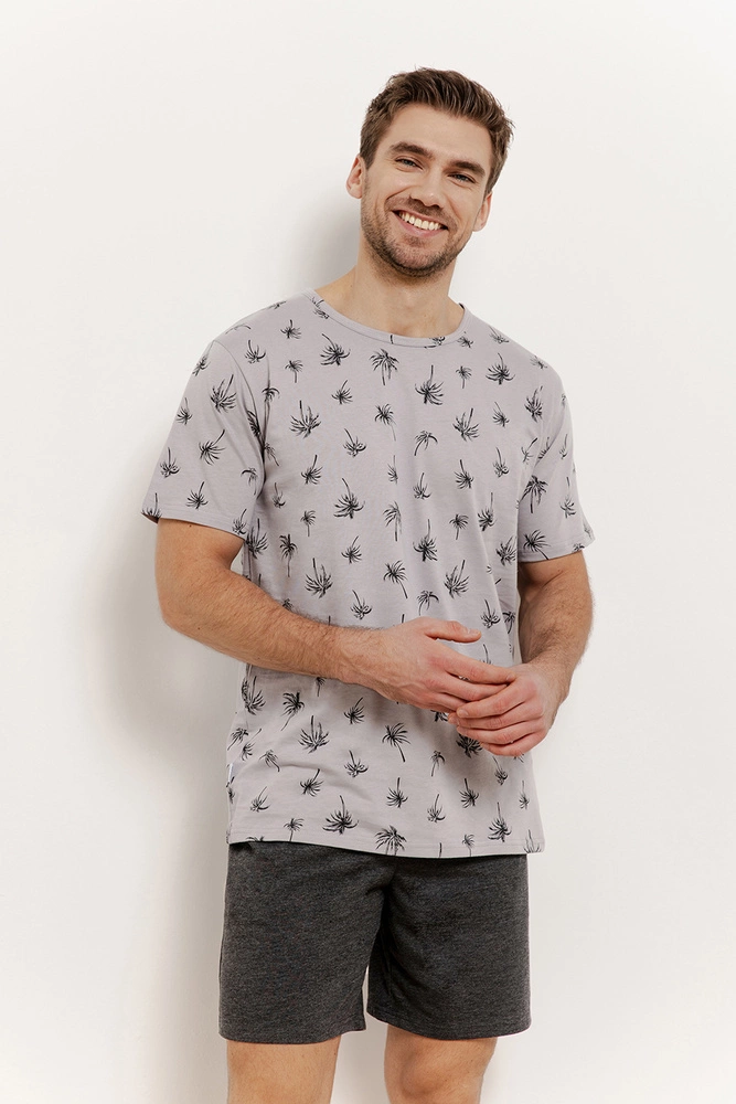 Piżama męska krótki rękaw, szorty Archie 3391 S/S 25 Taro