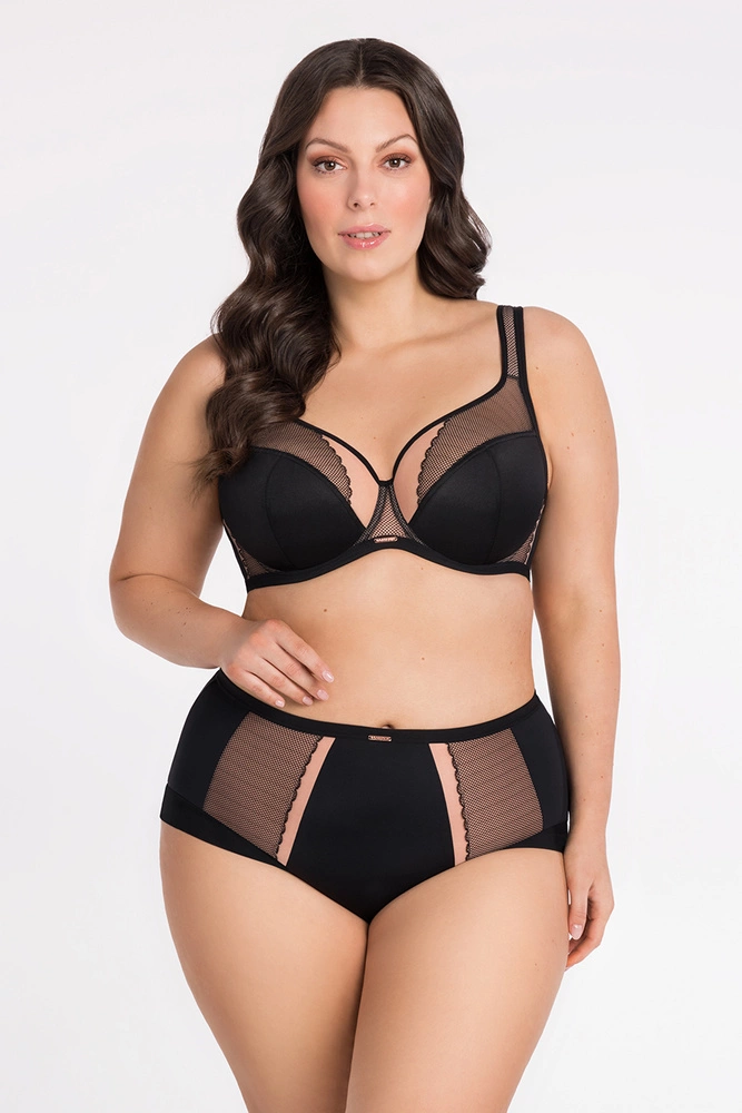 Figi damskie K442/1 Luisse czarny Gorsenia