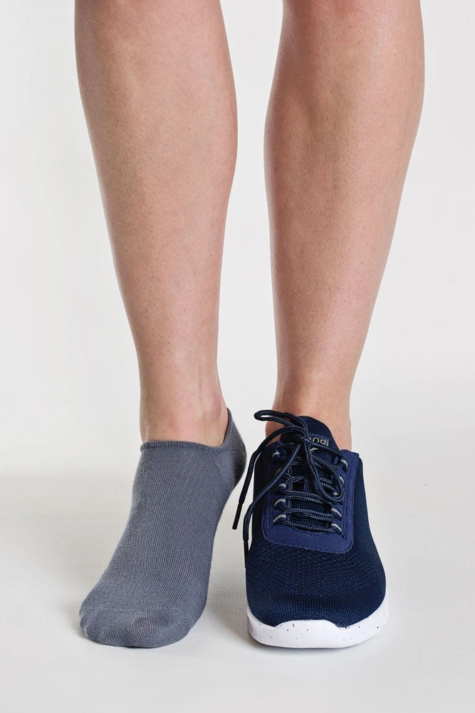 PURISTA stopka damska z silikonem szara Regina