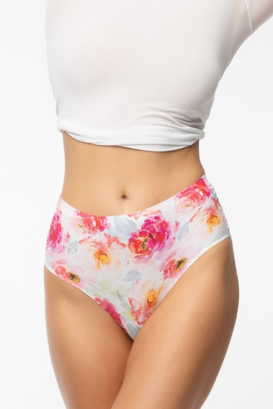 Figi damskie brazyliany bezszwowe PEONY SIMPLE BRASIL MAXI Julimex