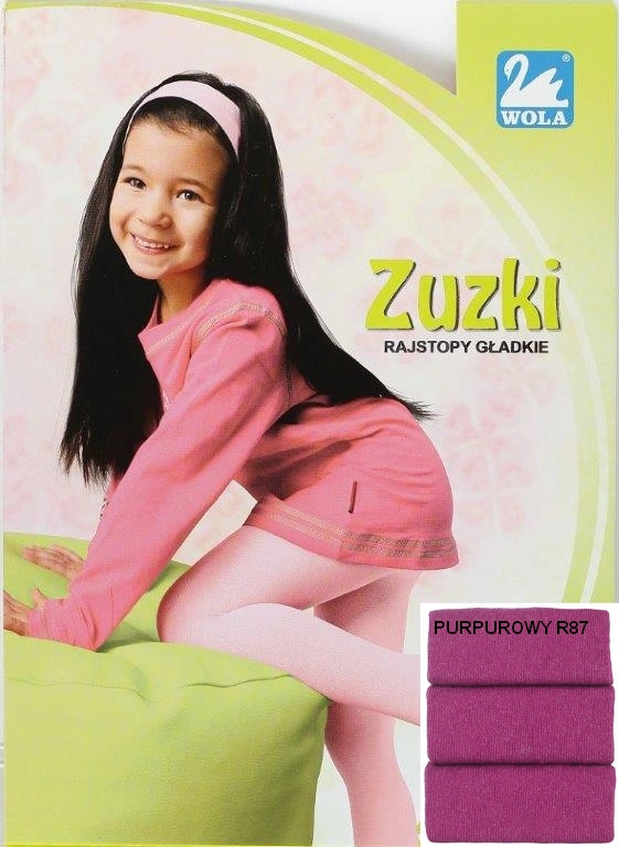 ZUZKI rajstopy dziecięce 28004 Wola - purpurowy R87